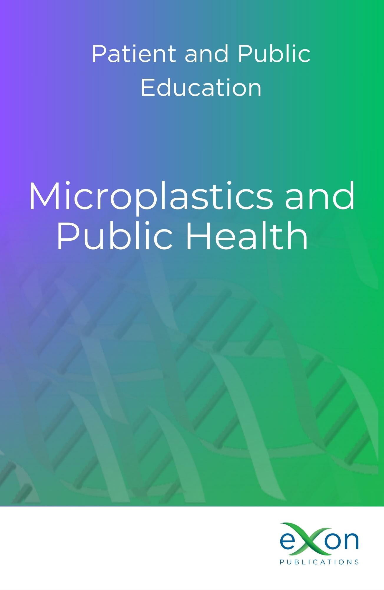 Microplastics and public health book cover