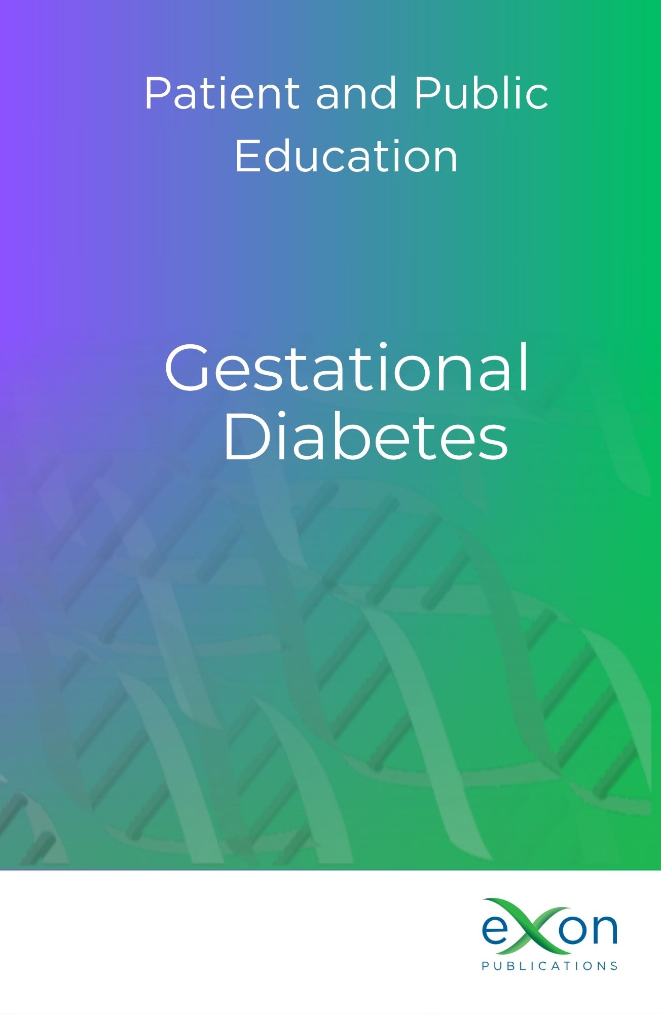Gestational diabetes book cover