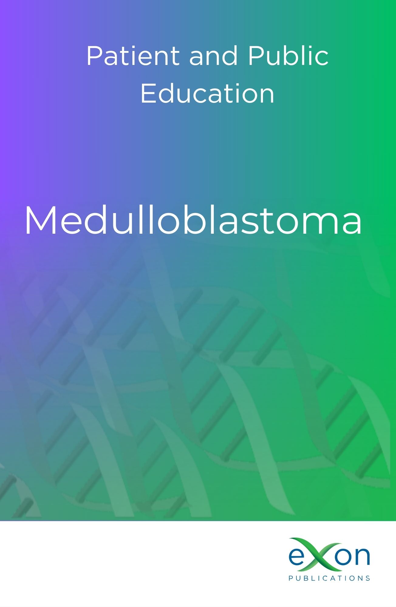Medulloblastoma book cover