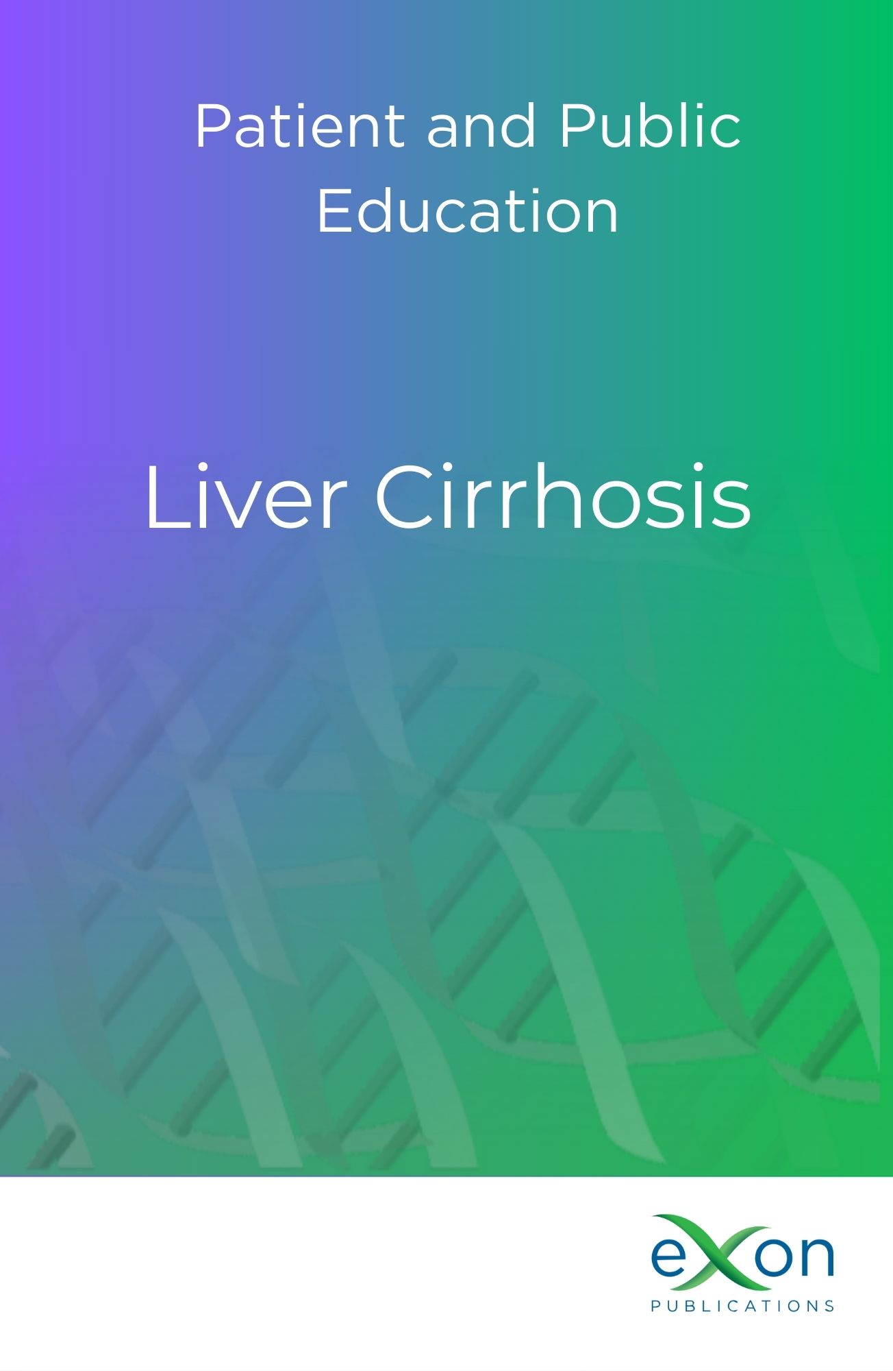 Liver cirrhosis book cover