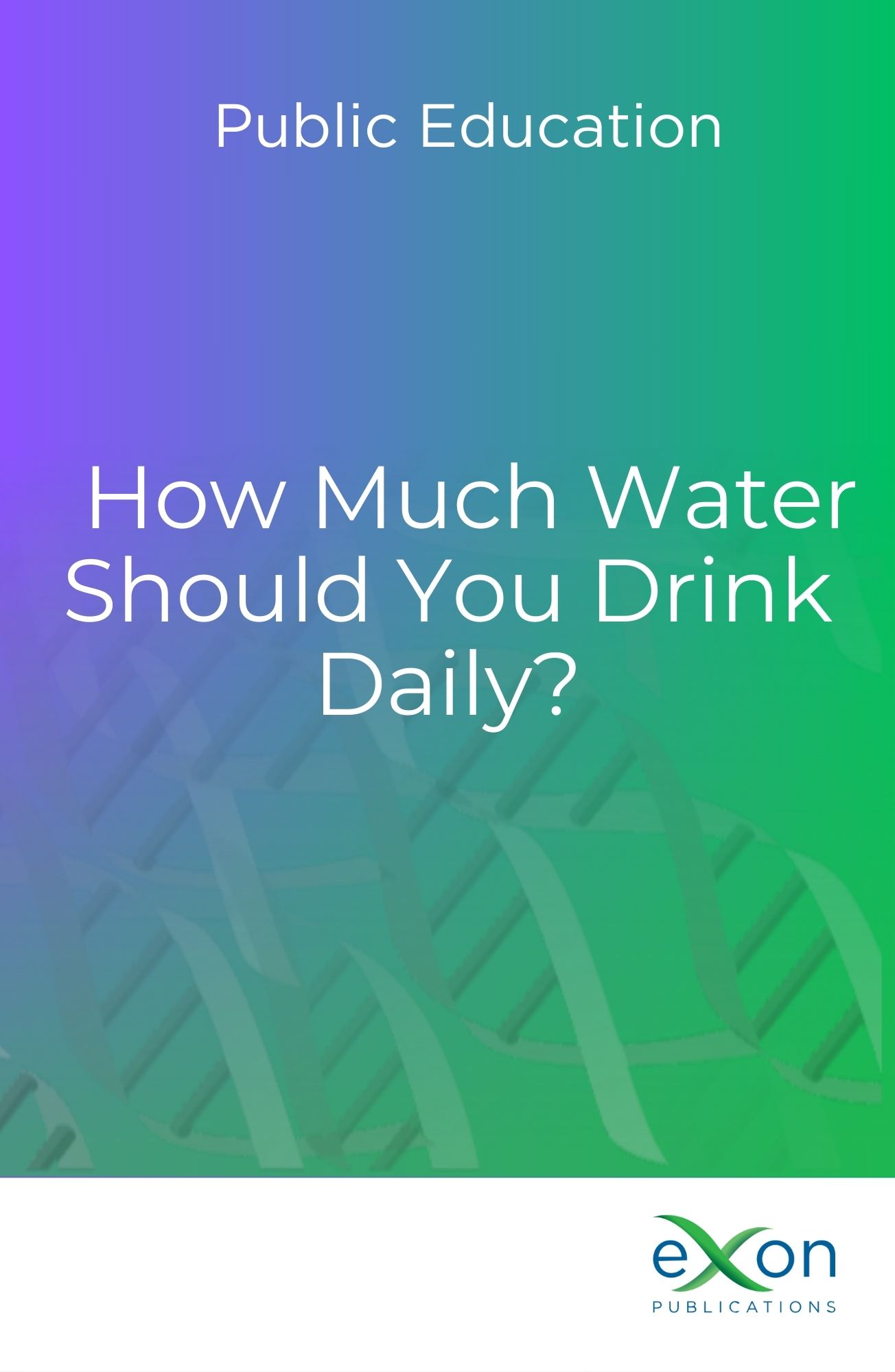 How Much Water Should You Drink Daily?: Book Cover