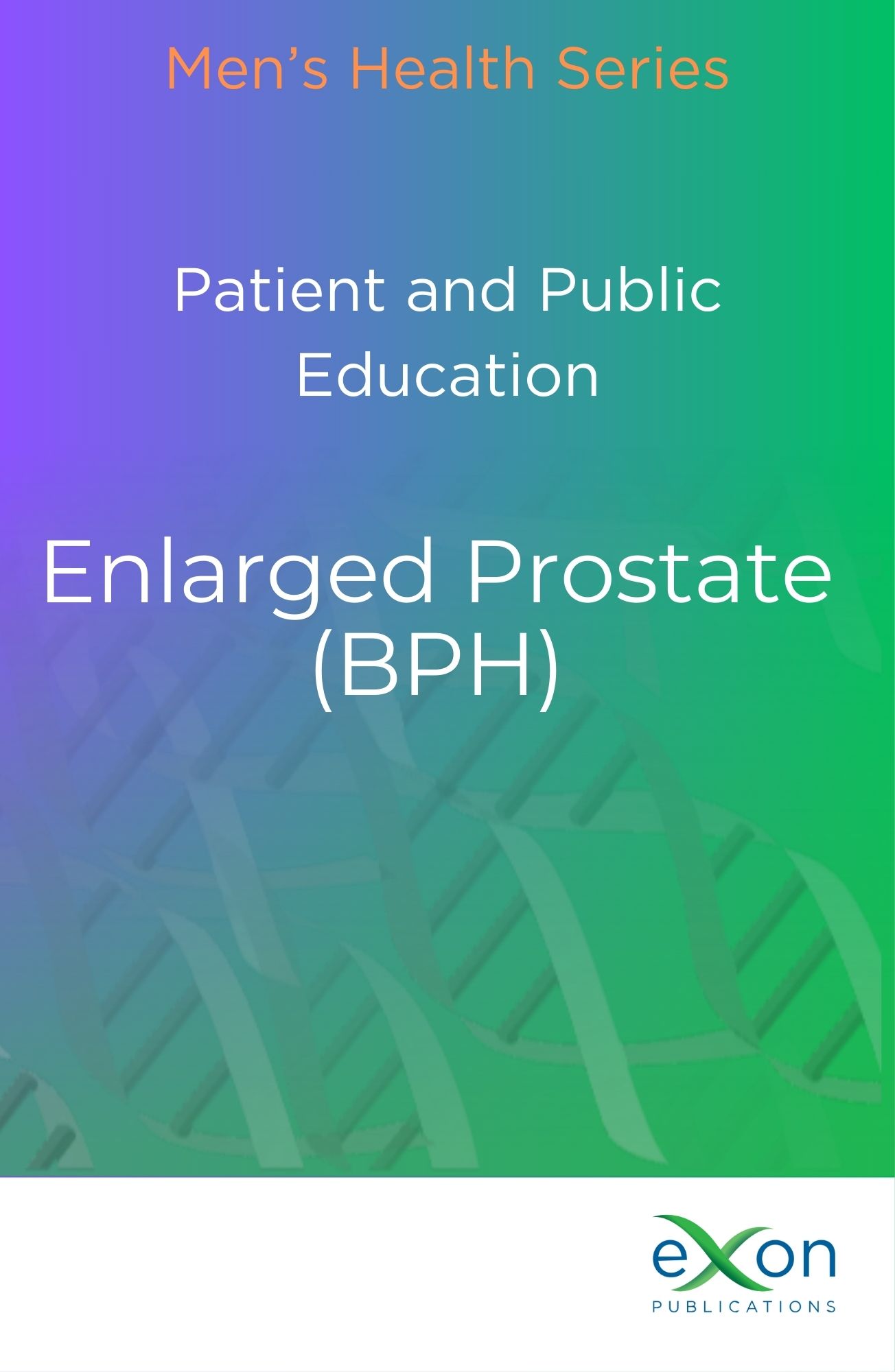 Enlarged prostate bph book cover