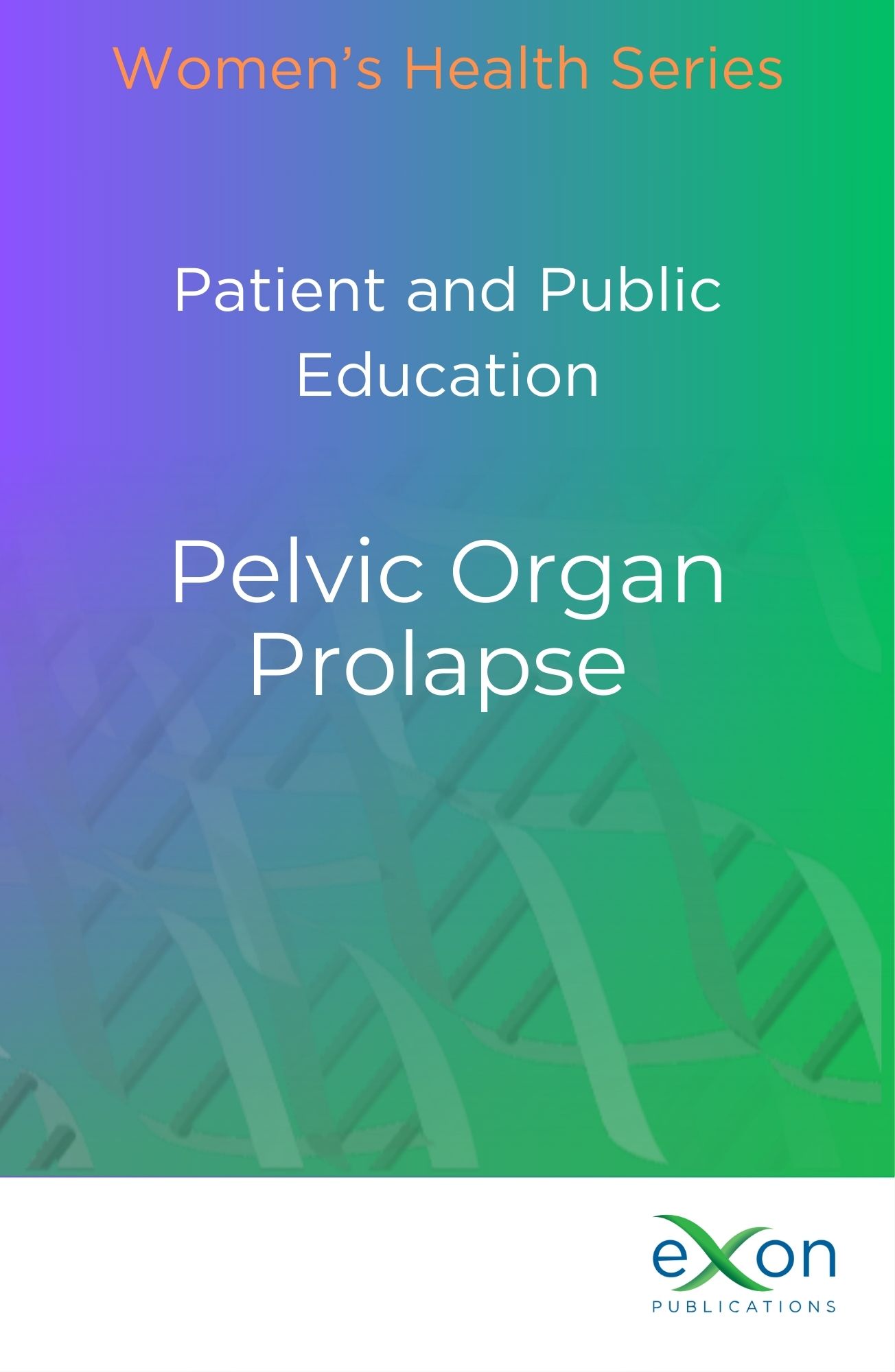 Pelvic organ prolapse book cover