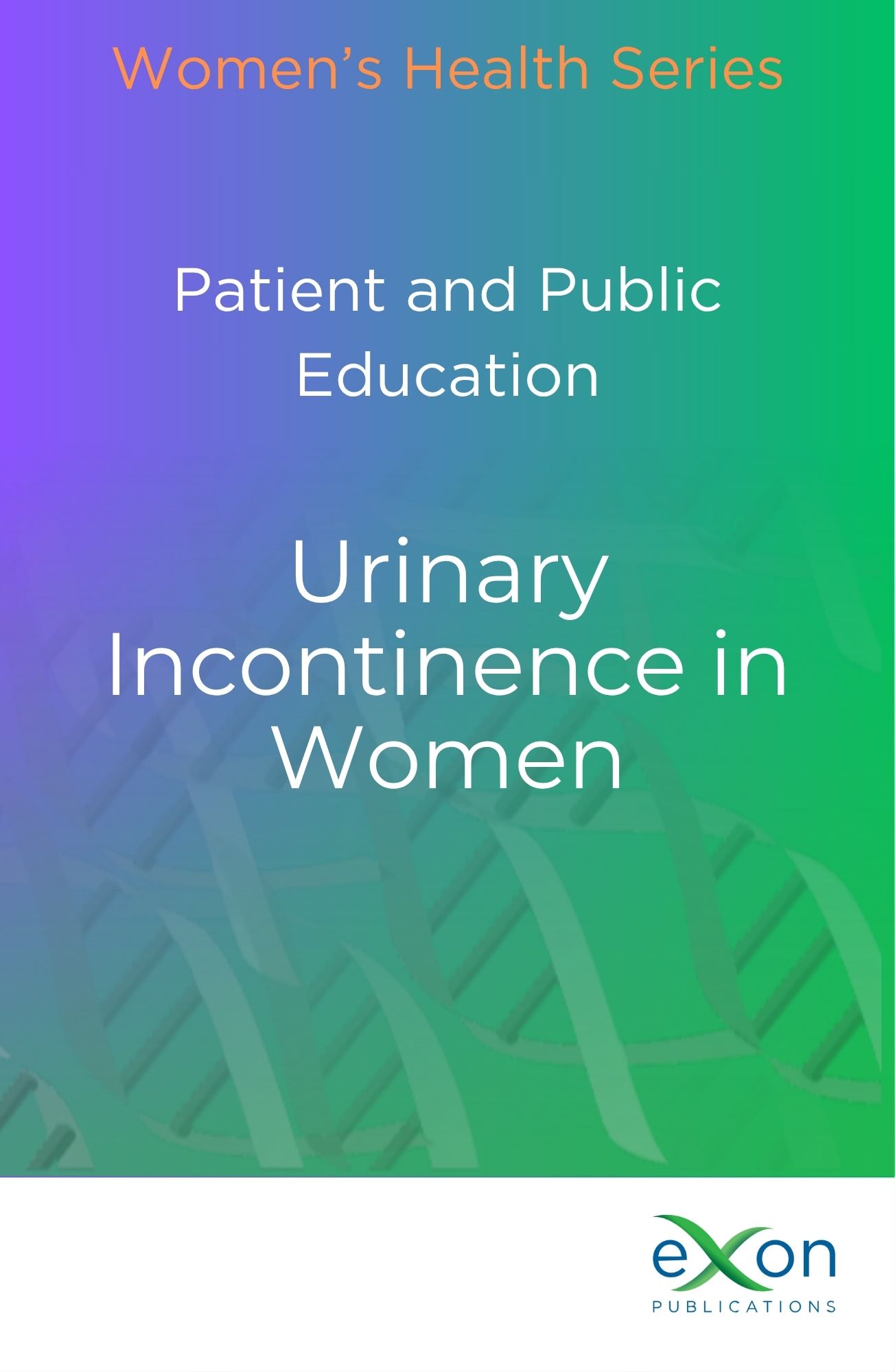 Urinary incontinence in women book cover